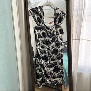 Reformation printed silk Maroun mini dress